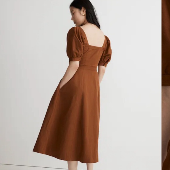Madewell Tan Button-Up Dress - Picture 2 of 6